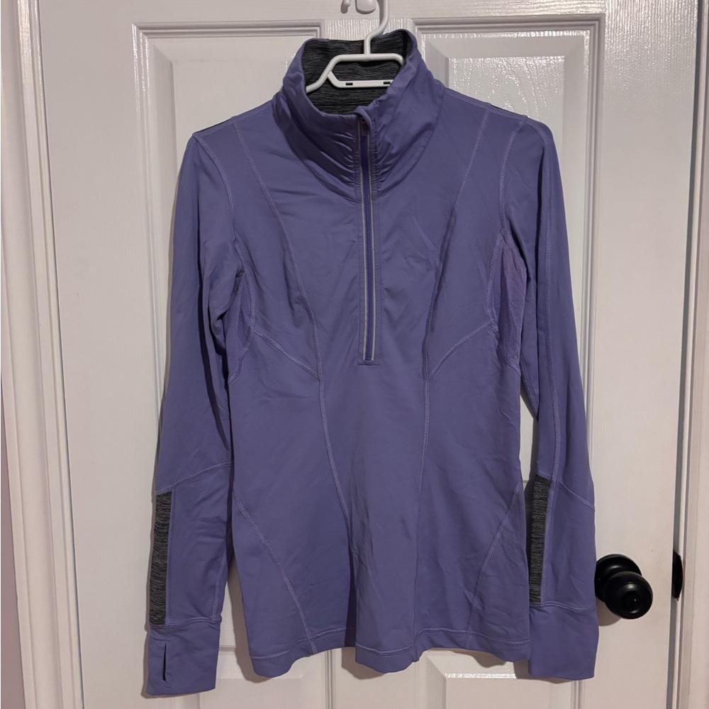 Women's Lulu- Purple Quarter-Zip Jacket